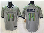 Seattle Seahawks #14 Sam Darnold Gray Rivalries Vapor F.U.S.E. Limited Jersey