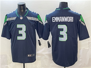 Seattle Seahawks #3 Nick Emmanwori Blue Vapor Limited Jersey