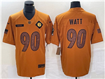 Pittsburgh Steelers #90 T.J. Watt 2023 Brown Salute To Service Limited Jersey