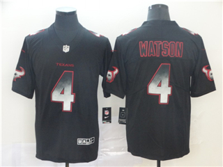 Houston Texans #4 Deshaun Watson Black Arch Smoke Limited Jersey