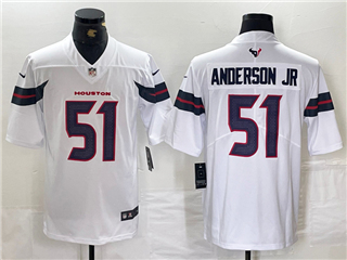 Houston Texans #51 Will Anderson Jr. 2024 White Vapor Limited Jersey