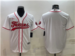 Houston Texans White Baseball Cool Base Team Jersey