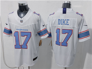 Tennessee Titans #17 Chimere Dike 2026 White Vapor F.U.S.E. Limited Jersey