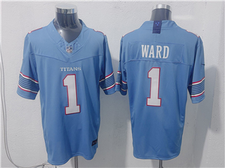 Tennessee Titans #1 Cam Ward 2026 Light Blue Vapor F.U.S.E. Limited Jersey