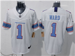 Tennessee Titans #1 Cam Ward 2026 White Vapor F.U.S.E. Limited Jersey