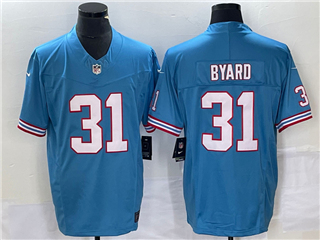 Tennessee Titans #31 Kevin Byard Light Blue Oilers Throwback Vapor F.U.S.E. Limited Jersey