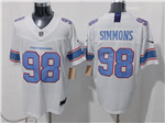 Tennessee Titans #98 Jeffery Simmons 2026 White Vapor F.U.S.E. Limited Jersey