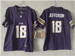 Minnesota Vikings #18 Justin Jefferson Youth 2026 Purple Rivalries Vapor F.U.S.E. Limited Jersey