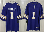 Minnesota Vikings #1 Kyler Murray Purple Classic Vapor Limited Jersey