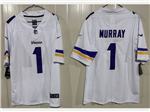 Minnesota Vikings #1 Kyler Murray White Vapor Limited Jersey