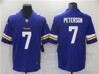 Minnesota Vikings #7 Patrick Peterson Purple Vapor Limited Jersey