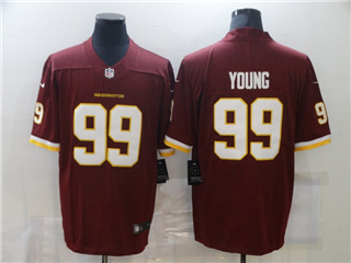 Washington Football Team #99 Chase Young Burgundy Vapor Limited Jersey