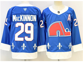 Colorado Avalanche #29 Nathan MacKinnon 2025-26 Heritage Light Blue Jersey