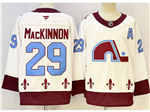 Colorado Avalanche #29 Nathan MacKinnon White Reverse Retro Jersey