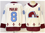 Colorado Avalanche #8 Cale Makar White Reverse Retro Jersey