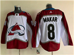 Colorado Avalanche #8 Cale Makar White Jersey