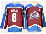 Colorado Avalanche #8 Cale Makar Youth Home Burgundy Jersey