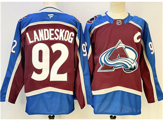 Colorado Avalanche #92 Gabriel Landeskog Home Burgundy Jersey