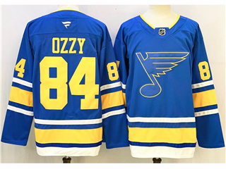 St. Louis Blues #84 Ozzy Osbourne Home Blue Jersey