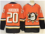 Anaheim Ducks #20 Chris Kreider Orange Jersey
