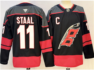 Carolina Hurricanes #11 Jordan Staal Black Jersey