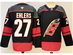 Carolina Hurricanes #27 Nikolaj Ehlers Black Jersey