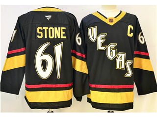 Vegas Golden Knights #61 Mark Stone Black Reverse Retro Jersey