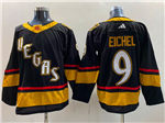 Vegas Golden Knights #9 Jack Eichel Black Reverse Retro 2.0 Jersey