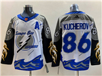 Tampa Bay Lightning #86 Nikita Kucherov White Reverse Retro 2.0 Jersey