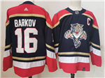 Florida Panthers #16 Aleksander Barkov Black 2020/21 Reverse Retro Jersey