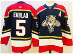 Florida Panthers #5 Aaron Ekblad Black 2020/21 Reverse Retro Jersey