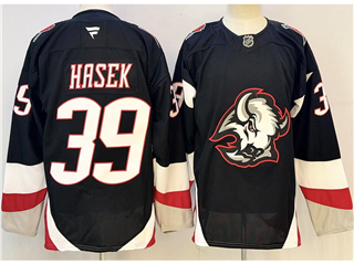 Buffalo Sabres #39 Dominik Hasek Black Jersey