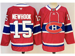 Montreal Canadiens #15 Alex Newhook Red Jersey