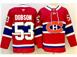 Montreal Canadiens #53 Noah Dobson Red Jersey