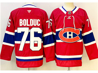 Montreal Canadiens #76 Zack Bolduc Red Jersey