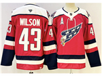 Washington Capitals #43 Tom Wilson 2025-26 Third Red Jersey