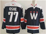 Washington Capitals #77 T.J. Oshie Navy 2020/21 Alternate Jersey