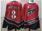 Washington Capitals #8 Alexander Ovechkin Red 2020/21 Reverse Retro Jersey