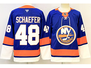 New York Islanders #48 Matthew Schaefer Royal Blue Jersey