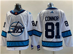 Winnipeg Jets #81 Kyle Connor White Reverse Retro 2.0 Jersey