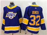 Los Angeles Kings #32 Jonathan Quick Purple 2020/21 Reverse Retro Jersey