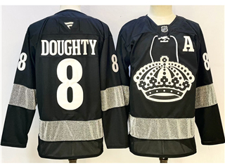 Los Angeles Kings #8 Drew Doughty 2025-26 Alternate Black Jersey