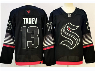 Seattle Kraken #13 Brandon Tanev Third Black Jersey