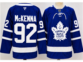 Toronto Maple Leafs #92 Gavin McKenna Blue Jersey
