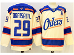 Edmonton Oilers #29 Leon Draisaitl 2025-26 Third Cream Jersey
