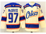 Edmonton Oilers #97 Connor McDavid 2025-26 Third Cream Jersey