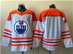 Edmonton Oilers White 2020/21 Reverse Retro Team Jersey