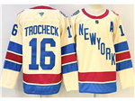 New York Rangers #16 Vincent Trocheck 2025-26 Winter Classic Cream Jersey