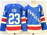 New York Rangers #23 dam Fox 2025-26 Centennial Light Blue Jersey