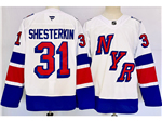 New York Rangers #31 Igor Shesterkin 2024 Stadium Series White Jersey